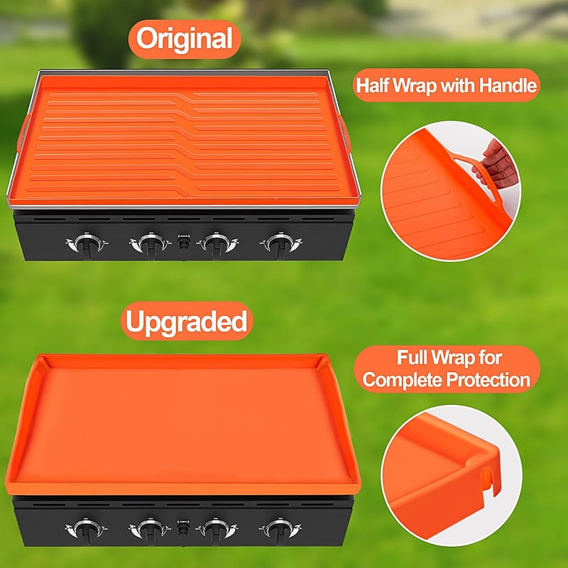 NancyL 17" Griddle Cover for Blackstone, Upgraded Full-Edge 17 Inch Grill Cover Mat Blackstone Accessories, Protect Griddle from Rust, Rodents, Insects, Debris - Image 2